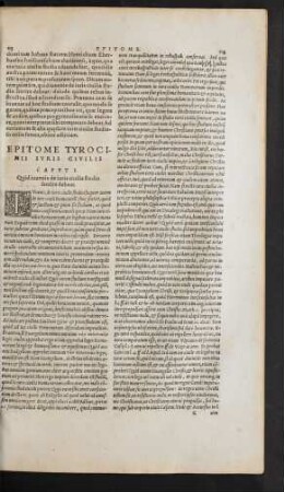 Epitome Tyrocimii Iuris Civilis
