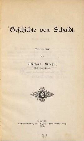 Geschichte von Schaidt