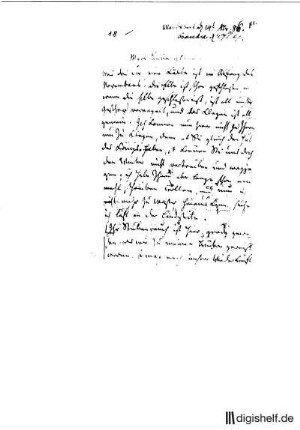 18: Brief von Matthias Claudius an Johann Wilhelm Ludwig Gleim