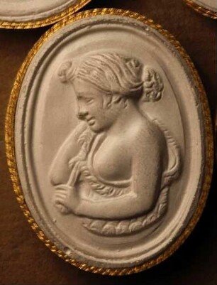 Lucretia ersticht sich (Daktyliothek, Das Alterthum nach Lippert und Visconti)