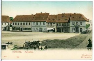 Ortrand. Marktplatz