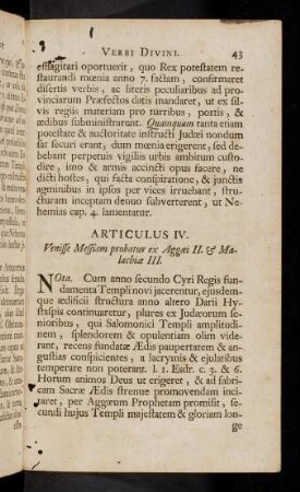 43-51, Articulus IV