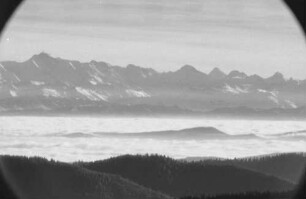 Feldberg: Alpenpanorama vom Feldberg, vom Säntis bis ...