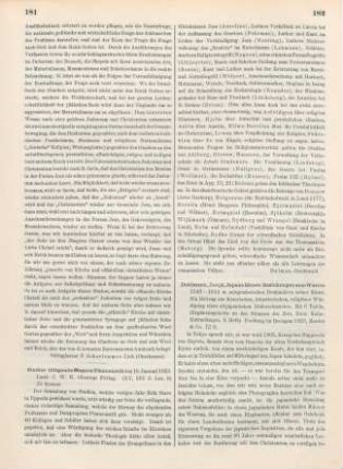 182-183 [Rezension] Dahlmann, Joseph, Japans älteste Beziehungen zum Westen 1542 - 1614 in zeitgenössischen Denkmälern seiner Kunst