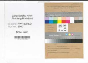 Entnazifizierung Erich Grau, geb. 02.07.1898 (Landgerichtsdirektor)