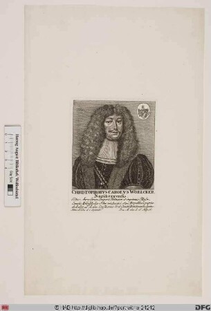 Bildnis Christoph Carl Woelcker
