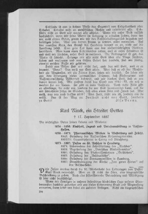 Karl Ninck, ein Streiter Gottes