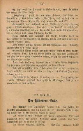 193. Kapitel. Des Mörders Ende.