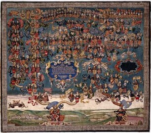 Allianztafel der Häuser Habsburg und Württemberg