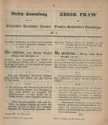 6. Januar-28. Dezember = No. 1-69