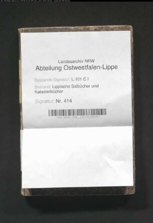 Meßbuch der Bauerschaft Schwelentrup von 1808