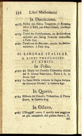 II. Linguae Italicae.