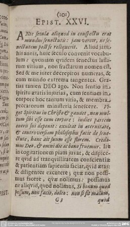Epist. XXVI.