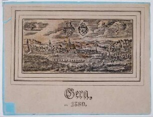 Gera (vor dem Brand 1780)