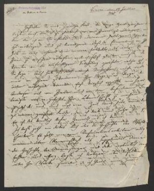 Brief an Bettina von Arnim : 19.01.1845