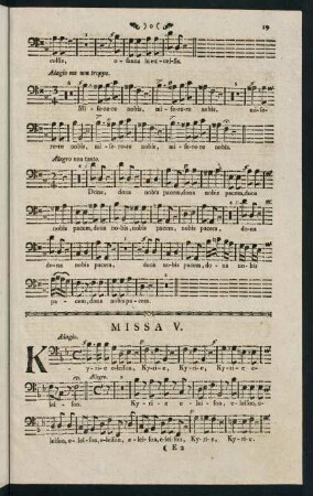 19-30, Missa V. - Missa VI.