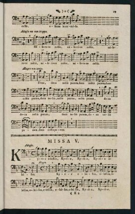 19-30, Missa V. - Missa VI.