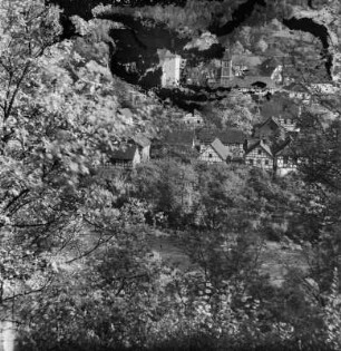 Obernitz, Ortsansicht : Obernitz. Blick auf den Ort