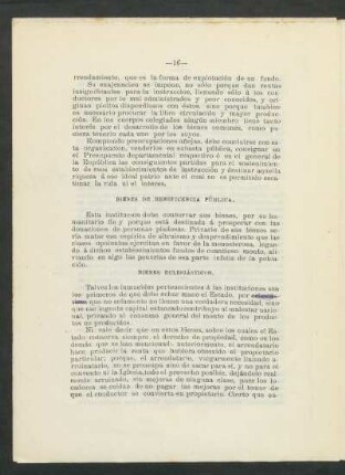 Bienes de beneficencia pública.