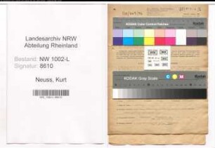 Entnazifizierung Kurt Neuss , geb. 28.03.1908 (Wirtschaftspruefer)