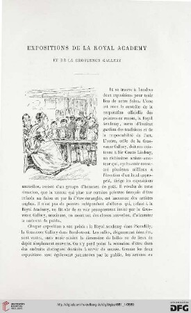 2. Pér. 23.1881: Expositions de la Royal Academy et de la Grosvenor Gallery