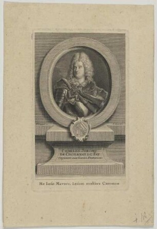 Bildnis des Charles Jerôme de Cisternay Du Fay
