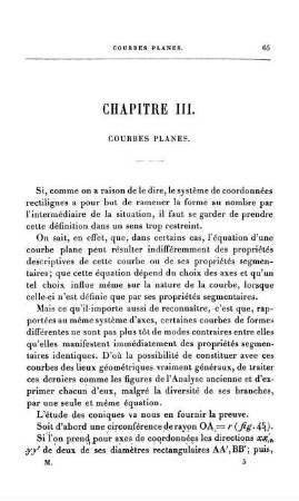 Chapitre III. Courbes Planes.