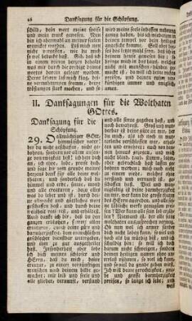 26-34, Danksagungen für die Wolthaten Gottes.