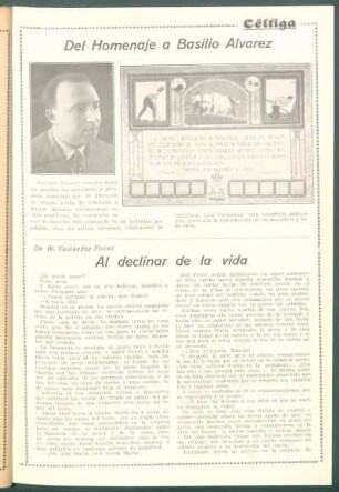 Del Homenaje a Basilio Álvarez
