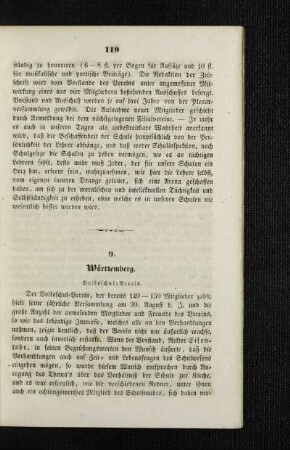 Württemberg : [Schulnachrichten]