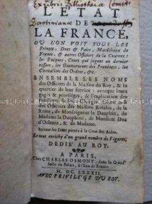Staatshandbuch für Frankreich