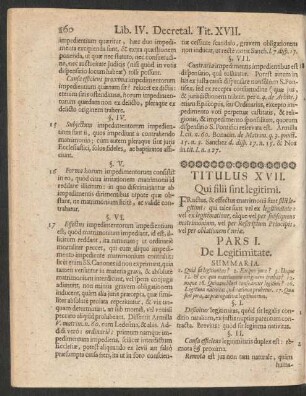 Titulus XVII. Qui filii sint legitimi