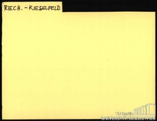 RIECH.-RIESELFELD