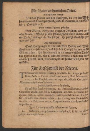 Für Geschwulst der Nieren.