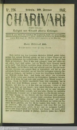 6.1847=226: Charivari
