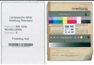 Entnazifizierung Karl Froehling , geb. 29.08.1908 (Angestellter)