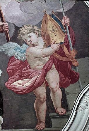 Dem heiligen Evermond von Ratzeburg erscheint der heilige Norbert