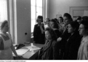 Frauenschule Osterberg, Betriebsgruppe des Demokratischen Frauenbundes Deutschlands (DFD) der Dresdner Gardinen- und Spitzenmanufaktur