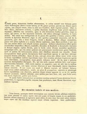II. De chemica indole et usu medico.