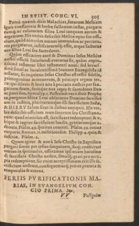 Feriis Purificationis Mariae, In Evangelium ...