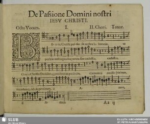 I. Beata Christi passio sit