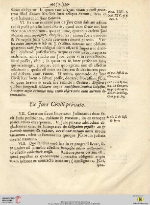 Ex Jure Civili privato
