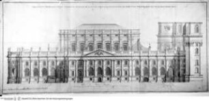 Ansicht der Hauptfassade