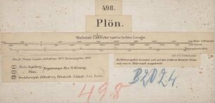 1828 (alte Nr.: 498) Plön, Cover