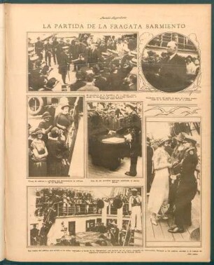 La partida de la Fragata Sarmiento [Fotografías]