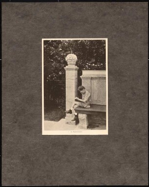 Märchenbrunnen, Berlin-Friedrichshain: Tafel 1: Am Märchenbrunnen (aus: Max Osborn, Der Märchenbrunnen am Friedrichshain zu Berlin)