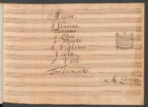 Messen; V (3), Coro, orch; D-Dur; ZWV Z 4