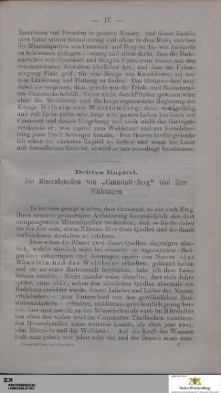Die Mineralquellen und ihre Wirkungen