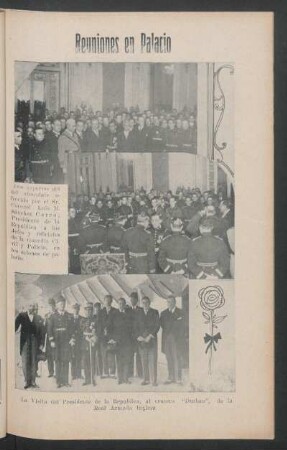 Reuniones del Palacio