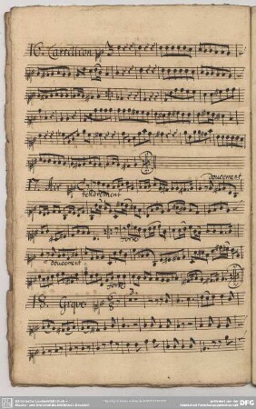 18. Telemann, Suiten, e-Moll 